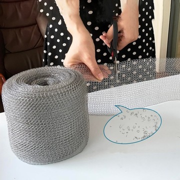 АНТИГРУЗИН, КРЫСИНАЯ, СЕТКА КУНИЦА, НЕРЖАВЕЮЩАЯ СТАЛЬ, 127ММ*10М