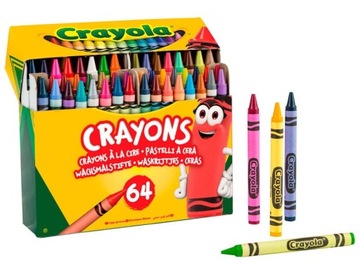Kredki Woskowe Crayola 64 kolory