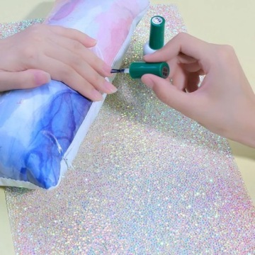 PAD Силиконовый коврик для салона красоты, фотофон со стразами