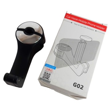 Вешалка для автомобильного подголовника с крючком