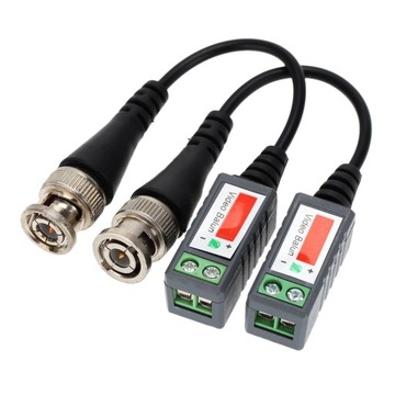 Konwerter pasywny BNC-UTP Video Balun 2szt.