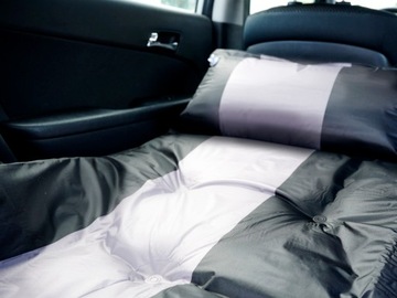 Надувной матрас-автокровать для сна в машине, 180х120см, черный