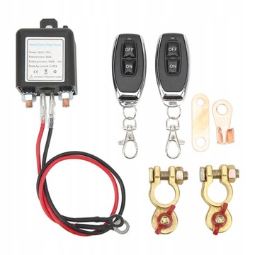 АВТОМОБИЛЬНЫЙ АККУМУЛЯТОР HEBEL CURRENT SWITCH 12V 200A ДЛЯ ДИСТАНЦИОННОГО ДИСТАНЦИОННОГО УПРАВЛЕНИЯ 2x пульт дистанционного управления