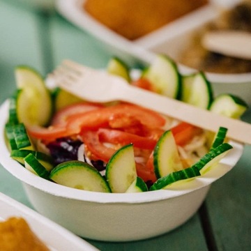 Miseczka Miska Flaczarka PULPA TRZCINY CUKROWEJ EKO BIAŁA 500ML 50 szt