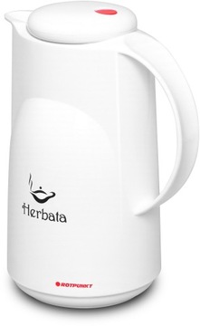 Dzbanek termos konferencyjny ROTPUNKT 300 1,0 L szklany wkład nadruk KAWA