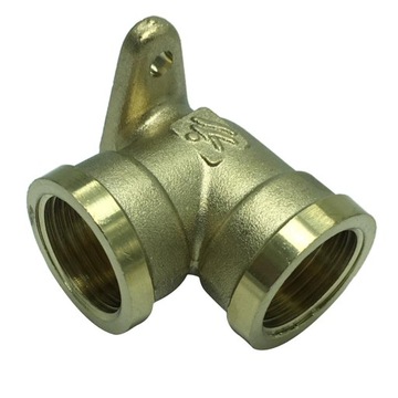 Adapter żeński podwójny kolankowy 90°, męski/żeński, wodny