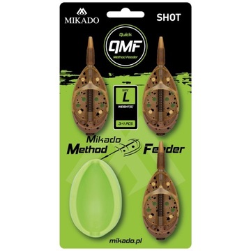 Zestaw Podajników Method Feeder Mikado 3 x 30 g