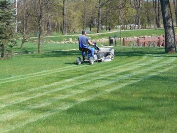 Ciągnik jednoosiowy BCS 740, kosiarka zbierająca