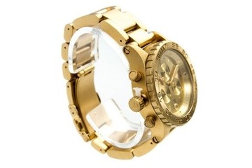 NIXON 42-20 CHRONO CHAMPAGNE GOLD AMBER PREZENT