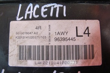 CHEVROLET LACETTI J200 1.4 16V F14D3 ŘÍZENÍ JEDNOTKA MOTORU 96395445