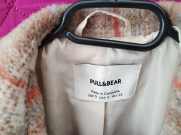 PULL&BEAR oversize KURTKA w KRATKĘ ciepła PRZEJŚCIOWA jesienna S 36 M 38