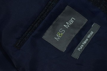 M&S Moon Tweed Wełniana Marynarka Męska 44S