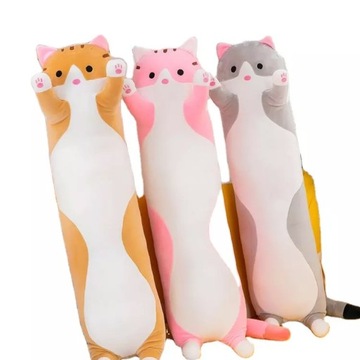 ДЛИННАЯ ПЛЮШЕВАЯ ПОДУШКА KITTY CAT MASCOT 90 СМ XXL