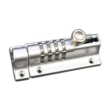 4-Digit Combination Padlock Password Lock Sliding Bolt Door Lock Easy to In