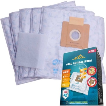 Worek worki do odkurzaczy ETA AntiBacterial SafBag UNIWERSALNE HYUNDAI itp