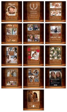 Фоторамка на стекле Светодиодный ночник 3D XL Song Spotify Подарок