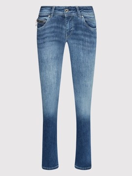 Pepe Jeans NH4 sjk spodnie rurki jeans zip kieszenie New Brooke 27/32