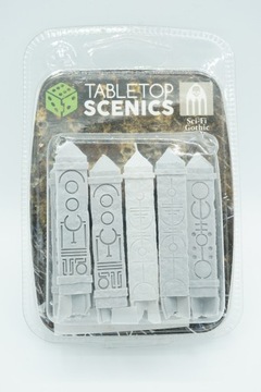 TT Combat Tabletop Scenics Sci-Fi Gothic Cyber Columns