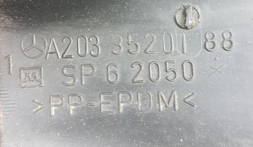 KRYT RAMENA PRAVÝ ZADNÍ MERCEDES W203 A2033520188