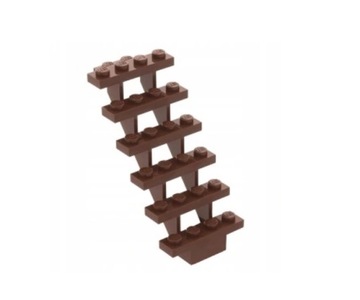 130b. LEGO SCHODY brązowe 30134