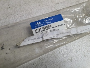 HYUNDAI GETZ 05- LIŠTA DVEŘE LEVÝ ZADNÍ ORIGINÁLNÍ