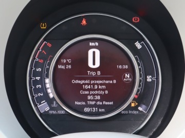 Fiat 500 II Seria 4 1.2 69KM 2017 Fiat 500 1.2, Salon Polska, Automat, Klima, zdjęcie 10