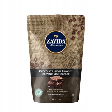 Zavida Chocolate Brownie Czekoladowa Krówka 340g kawa ziarnista smakowa