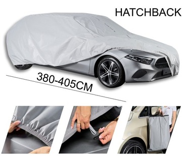 Pokrowiec na samochód S1 380-405 hatchback practic + pasy