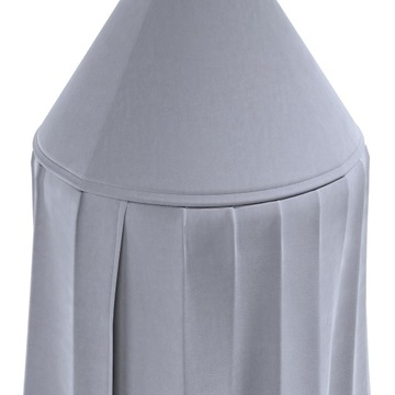 Желтый Типи Балдахин над кроватью, серебристо-серый