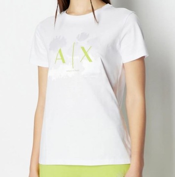 Armani Exchange t-shirt 3RYTCD YJG3Z 1000 biały M