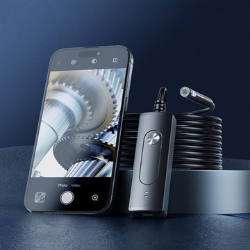 Инспекционная камера, эндоскоп, аккумулятор, кабель Wi-Fi, 3 м, 2 x FULL HD, IOS ANDROID