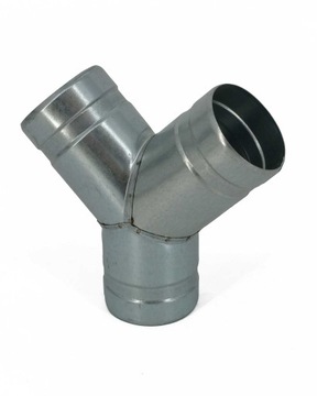 Trójnik Y 60 mm, węże PCV, rury spiro, aluflex