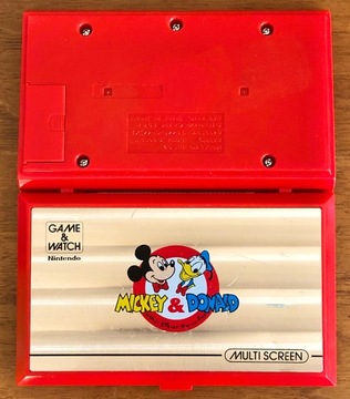 МИККИ И ДОНАЛЬД Игра и просмотр игры NINTENDO РЕТРО 1982 Многоэкранная игра!!