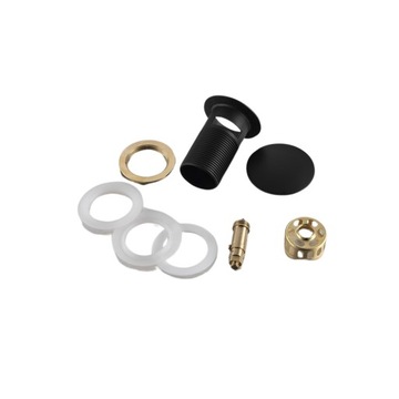 ПРОБКА ДЛЯ УМЫВАЛЬНИКА BALNEO С СИТОМ CLICK CLACK ЧЕРНАЯ ЛАТУНЬ С ПЕРЕЛИВОМ