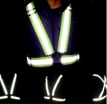 Светоотражающий ремень Светоотражающий дорожный жилет МОТОРНЫЙ ВЕЛОСИПЕД