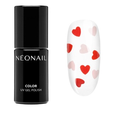 NEONAIL Lakier Hybrydowy 10700 NEVER-ENDING LOVE z serduszkami, sercami