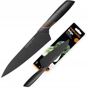 NÓŻ SZEFA KUCHNI SANTOKU FISKARS 17CM + POWŁOKA