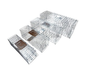 Живая гуманитарная ловушка для Foxes Cats Marten Weasels 95x36x34 см.