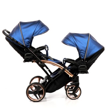 Коляска для двойни Junama Fluo Duo Slim V2 3в1 01