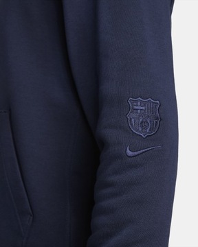 Męska bluza z kapturem Nike FC Barcelona Hoodie M granatowa sportowa