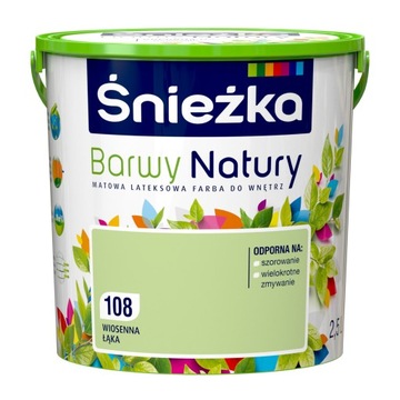 Śnieżka Barwy Natury wiosenna łąka 108 poj. 2,5L