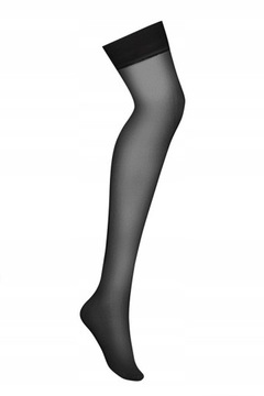 Pończochy - Obsessive S800 Stockings Black S/M