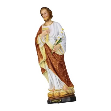 Figury św. Józefa ręcznie malowane katolickie posągi dla kościoła półkowego