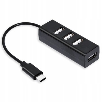 ХАБ USB-C РАЗВЕТВИТЕЛЬ НА 4 ПОРТА 2.0