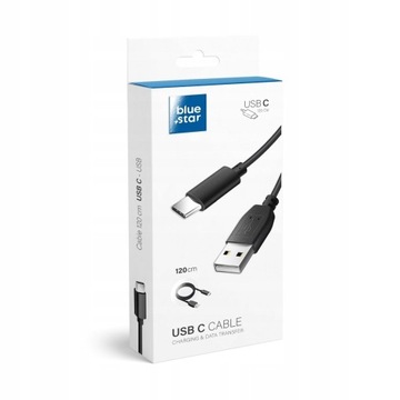KABEL USB TYP C USB-C 120cm 3A do Samsung realme oppo xiaomi motorola