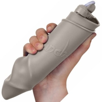 ZABAWKI DO PIASKOWNICY wiaderko silikonowe do piasku szare - Scrunch