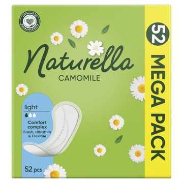 Naturella Light Camomile Wkładki higieniczne 52szt