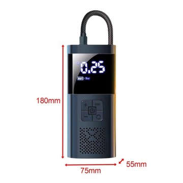 Электрический автомобильный воздушный насос Smart с USB-кабелем