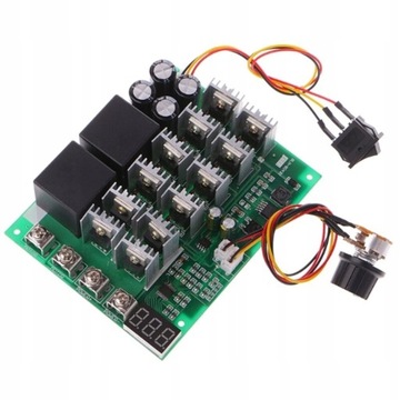 DC 10-55V 12V 24V 36V 48V 55V 100A regulator prędk