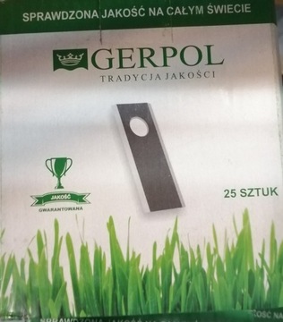 NOŻ NOŻYK kosiarki KOSIARKA rotacyjna GERPOL 1 szt